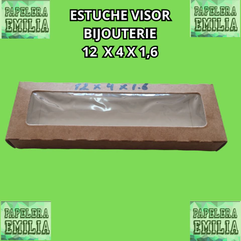 ESTUCHE VISOR BIJOU 12 x 4 x 1,6 PACK - comprar online