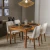 MESA WIND 1,35 TODA MADERA CON SILLAS BOUCLE NATURAL