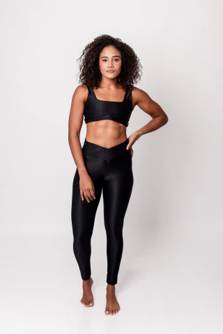 Legging Contour Cós V Preto