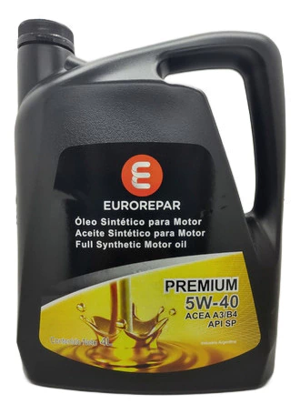 Aceite de Motor Eurorepar 4 Litros 5W40 Sintetico PREMIUM1