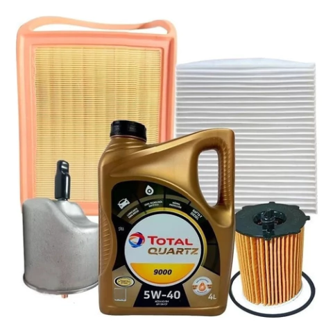 Kit 4 Filtros + Aceite 9000 Partner/berlingo 1.6 Hdi 8v