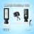 Lámpara Suburbana LED 100W Luz Blanca Fría 6500K IP65 Exterior Alta Potencia - Viny Electric