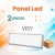 Panel LED 30x120 cm 50W Empotrable o Suspendido Luz Blanca Fría 6500K 6000LM | Viny Electric - comprar en línea