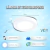 Lámpara de techo para sobreponer tipo LED 12W Luz Blanca Fría 6500K 840LM PACK 1 PZ en internet