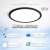 Lámpara Techo Ajustable LED 18W Base Negra Luz Blanca Fría 6500K 1260LM 5PZ en internet