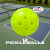Pelotas de Pickleball para Exterior, Set de 12, 40 Hoyos, 74 mm, Verde Neón - Viny Electric