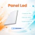 Panel LED 30x120 cm 50W Empotrable o Suspendido Luz Blanca Fría 6500K 6000LM | Viny Electric en internet