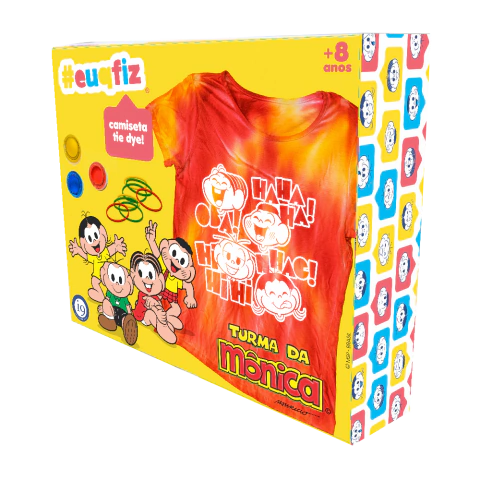 #EUQFIZ TIE DYE - CAMISETA PARA PINTAR COM A TURMA DA MÔNICA!