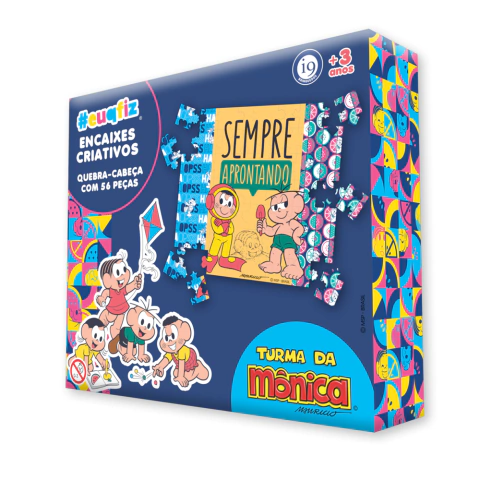 #EUQFIZ ENCAIXES CRIATIVOS TM MÔNICA E MAGALI - comprar online