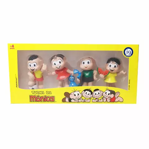 BONECOS TURMA DA MONICA 4 MODELOS