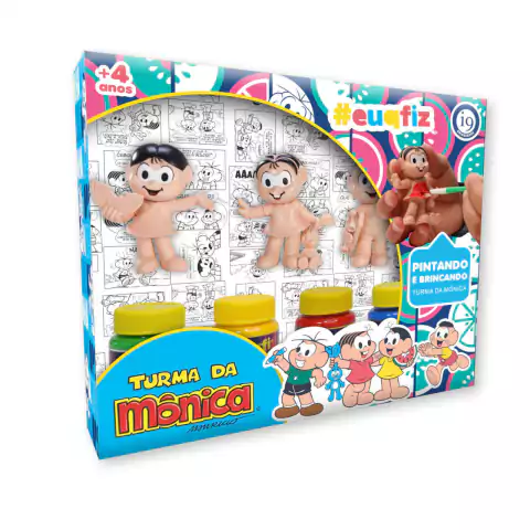 #EUQFIZ PINTANDO E BRINCANDO COM A TURMA DA MÔNICA - comprar online