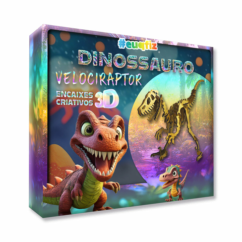 #EUQFIZ DINOSSAUROS VELOCIRAPTOR