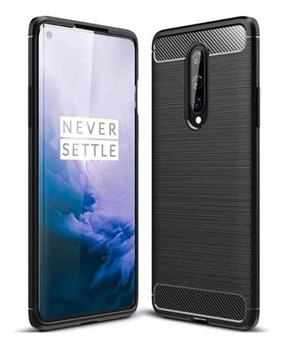 Funda Tpu Fibra Carbono Rugged Para One Plus 8