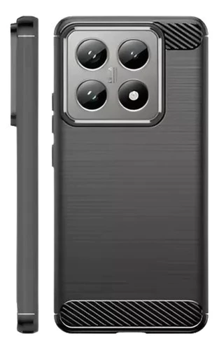 Funda Tpu Carbono Para Xiaomi Mi 14t / 14t Pro