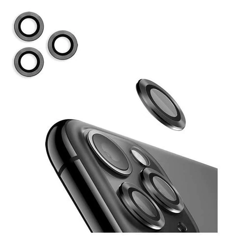 Vidrio Camara Lente + Marco Para iPhone 11 Pro 11 Pro Max