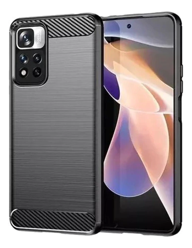 Funda Tpu Carbono Para Xiaomi Pocophone X4 Pro + Templado