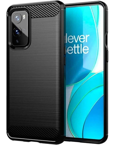 Funda Carbono Rugged Para Oneplus One Plus 9r + Templado 5d
