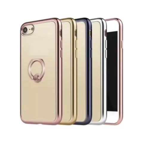 Funda Tpu Transparente Con Anillo Para Huawei P9 Lite