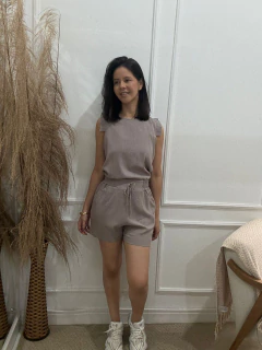 CONJ. EM VISCOSE BLUSA E SHORT COM BOLSO JVT - Stilo Soul