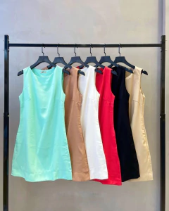 VESTIDO HELENA CURTO EM VISCOSE - Stilo Soul