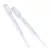 Pipeta Pasteur dosador plástica graduada 3ml - Kit com 2 un