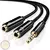ADAPTADOR P3 X P2 DUPLO (FONE / MICROFONE) - comprar online