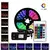 Fita de Led RGB 5 Metros Com Controle Remoto 3528 Bivolt Silicone - loja online