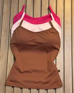 Kit 3 Regata com Bojo Chocolate - Rosé - Rosa Pink