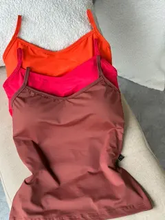 Kit 3 Regata com Bojo Chocolate - Rosa Pink - Laranja