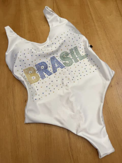 Body Maiô Brasil Strass