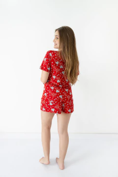 Short Doll de Manguinha Coração Vermelho na internet