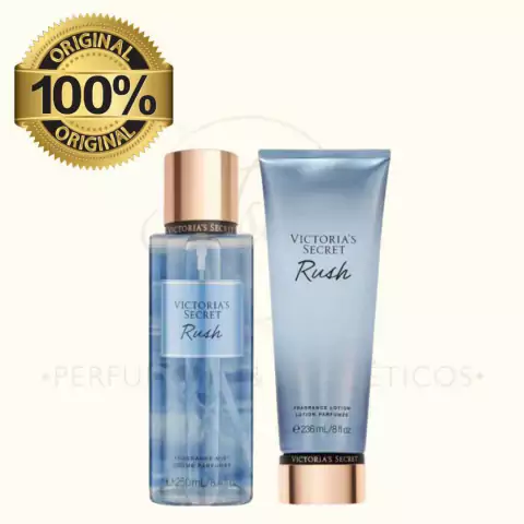 Kit Body Splash 250 ml + Hidratante 236 ml Rush Victoria´s Secret