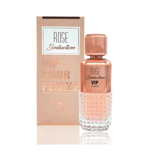 Rose Seduction Vip Pour Femme Maison Alhambra Edp 100ml (212 VIP Rosé Carolina Herrera) - PERFUME ÁRABE
