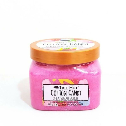 Esfoliante Corporal Cotton Candy Shea Sugar Scrub Tree Hut 510gr