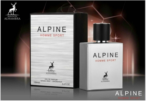 ALPINE HOMME SPORT MAISON ALHAMBRA EDP 100 ML PERFUME MASCULINO (Ref. Olfativa ALLURE) – Perfume Árabe