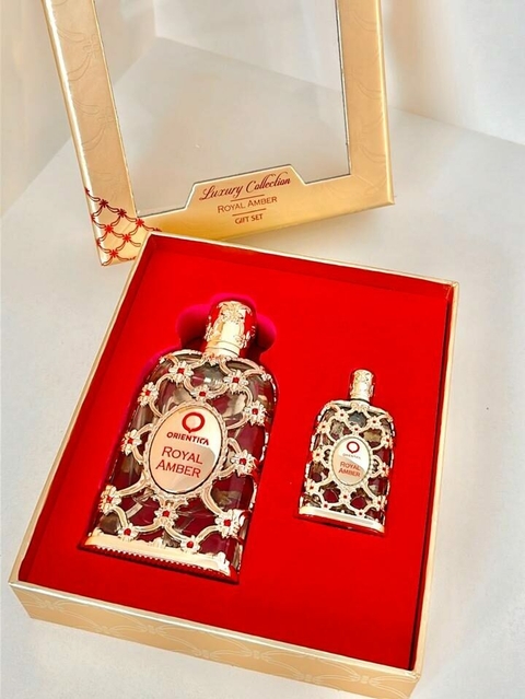 Kit Royal Amber Orientica - Perfume 30ml + Miniatura 7,5ml