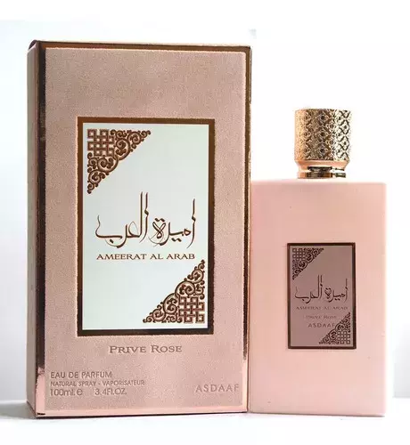 Ameerat Al Arab Prive Rose Asdaaf (Referencia Olfativa Delina Exclusif ) 100 ml - Perfume Árabe Feminino