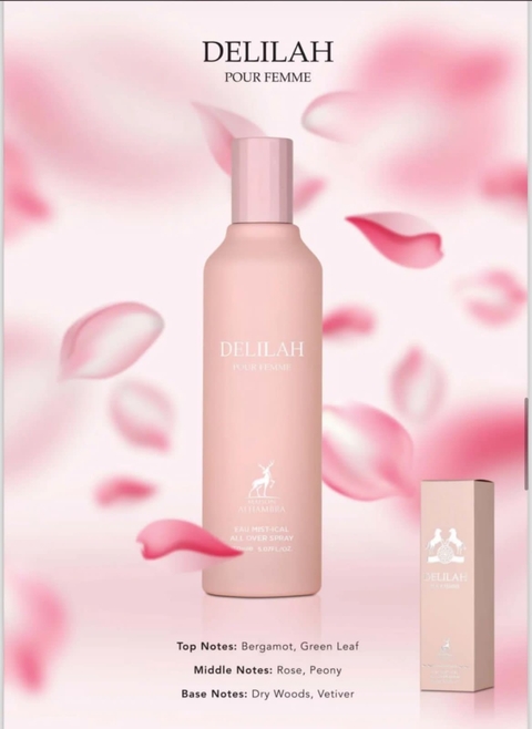 Perfume Árabe Cabelo e Corpo Eau Mistical All Over Spray Delilah (Ref.Olfativa Delina Parfums de Marly)