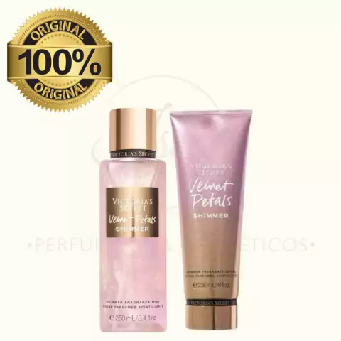 Kit Velvet Petals Shimmer Hidratante 236ml + Body Splash 250ml - Victoria´s Secret