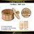 Kit De 10 Servilleteros + 12 Tortilleros Armables Mdf - Rockkings