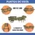 Carretas 6 Piezas Con Caballos Mdf 3mm Centro De Mesa - tienda en línea