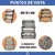 Soporte Organizador Latas Pared Pintura Aerosol Madera Mdf - Rockkings