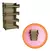 Organizador Exhibidor Armable De 4 Repisas Mdf De 5.5 Mm