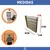 Exhibidor Esmaltero Multiusos Maquillaje Mdf 52 X 60 - comprar en línea