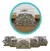 Kit De Servilleteros 5 Piezas Mandalas Armable De Mdf
