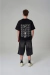 REMERA OVERSIZE NEGRA MICRÓFONO - comprar online