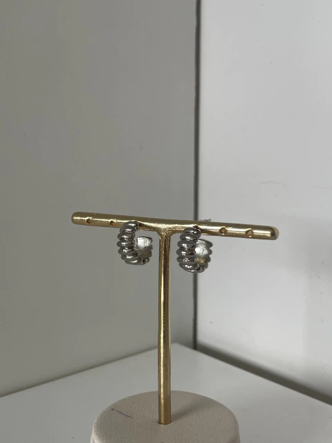 Brincos Argola Pequena Texturizada