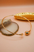 Colar Choker Gota Dourado Gargantilha