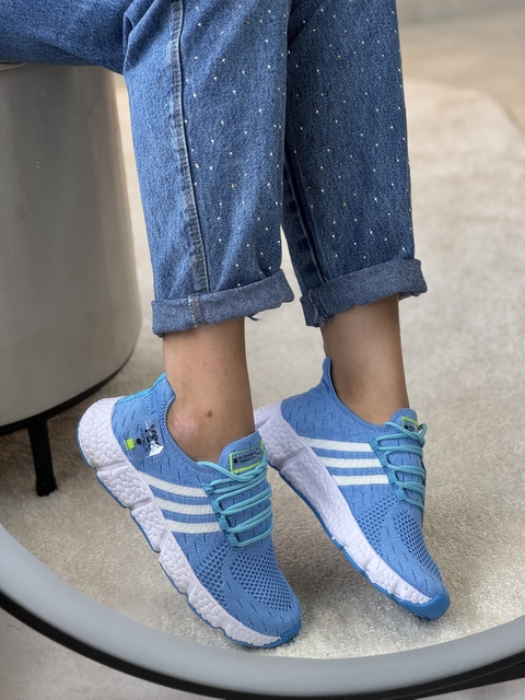 Tênis Adidas 33Y azul - comprar online