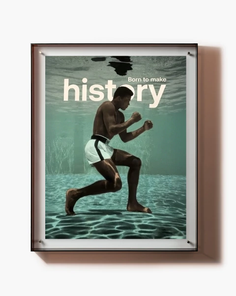 Póster Muhammad Ali - Nacido para hacer historia - comprar online